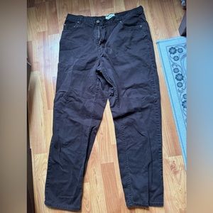 Brown pants. Fair condition. Size16